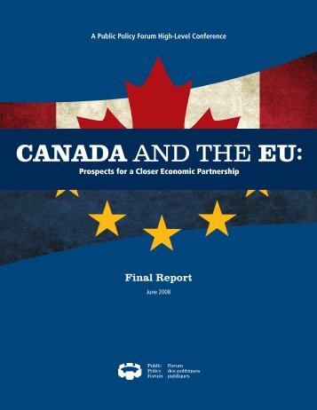 Canada and the EU: Prospects for a Closer Economic Partnership ...