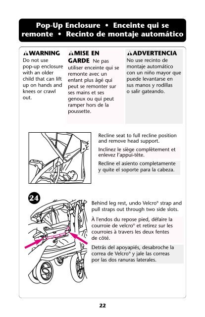 owner's manual manuel d'utilisateur manual del propietario - Graco