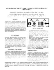 Phonographic Sound Extraction Using Image and ... - visualaudio