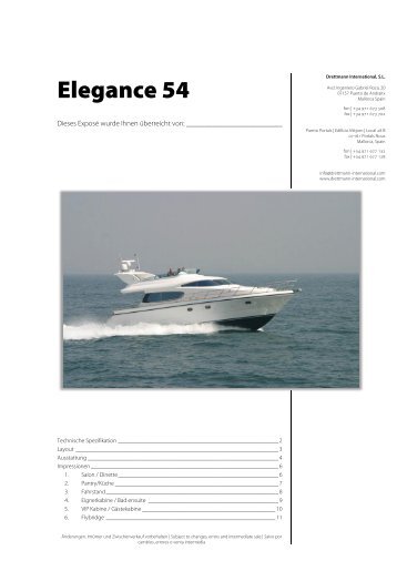 Elegance 54 - Drettmann International