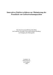 Innovatives Einfrierverfahren zur Minimierung der Prozeßzeit von ...