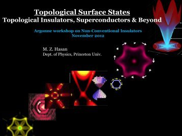 Topological Surface States - Materials Theory Institute