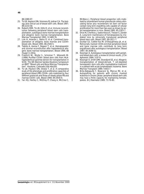 Journal of Hematology - Supplements - Haematologica