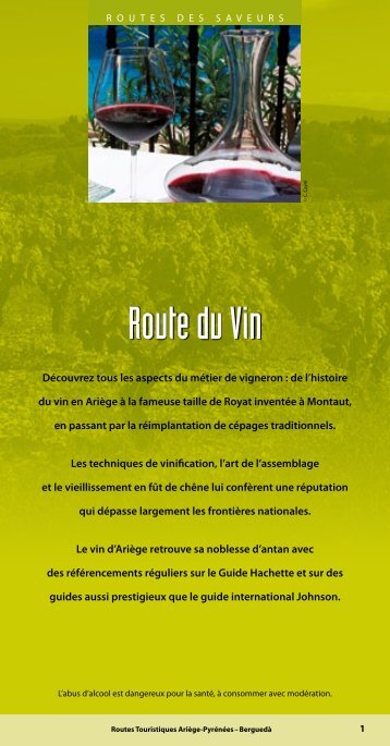 Route du Vin - CCI Ariège