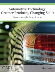 Powertrain & Fuel Report - Driving Change: Greening the ...