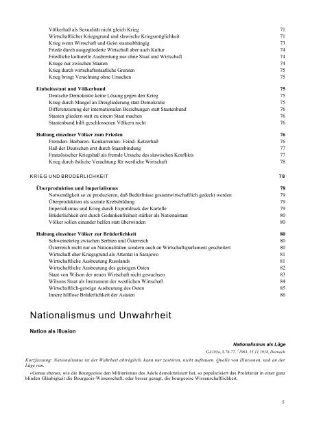 Krieg und Frieden - Institut für soziale Dreigliederung