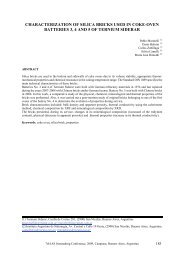 characterization of silica bricks used in coke-oven batteries 3, 4 and ...