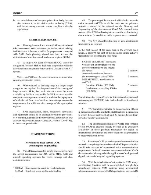 Asia and Pacific Regions AIR NAVIGATION PLAN - ICAO Public Maps