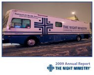 2009 Annual Report - The Night Ministry