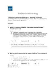 Critical Appraisal Worksheet RX - SGIM