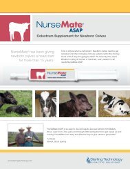 NurseMate ASAP Supplement for Newborn Calves - Sterling ...