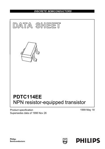 NPN resistor-equipped transistor