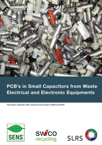 PCB's in Small Capacitors from Waste Electrical and ... - Ecotic