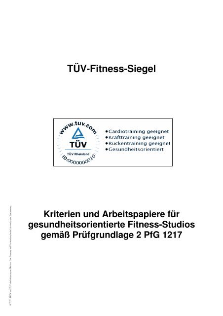 TÜv-Fitness-Siegel