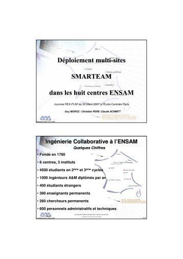 DÃ©ploiement multi-sites de SMARTEAM dans les huit ... - PLM lab