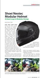 BMW Owners News magazine review of the all-new SHOEI Neotec ...