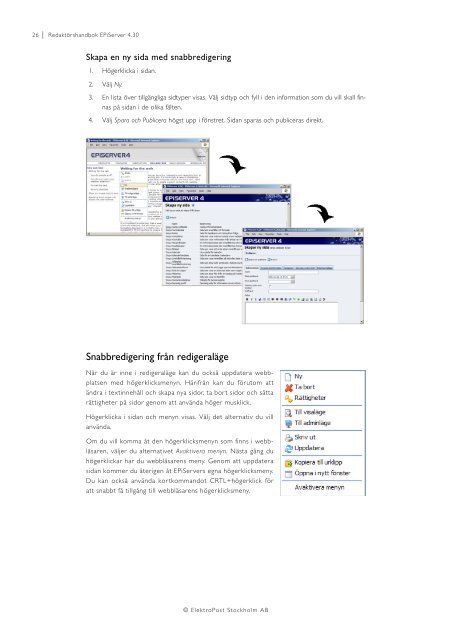 RedaktÃ¶rshandbok EPiServer 4