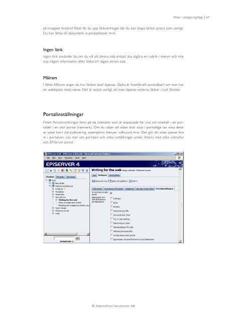 RedaktÃ¶rshandbok EPiServer 4