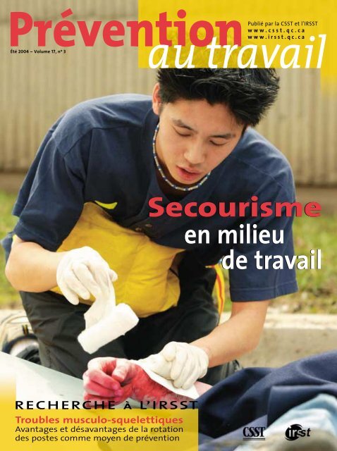 Secourisme en milieu - CSST