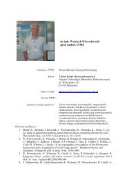 dr hab. Wojciech Wierzchowski prof. nadzw, ITME