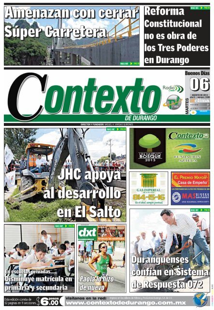 06/08/2013 - Contexto de Durango