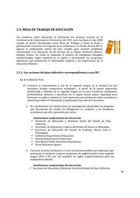 Plan Indicativo para el desarrollo Competitivo y sustentable de la ...