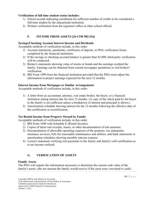 2013 CMHA HCVP Admin Plan - Cuyahoga Metropolitan Housing ...