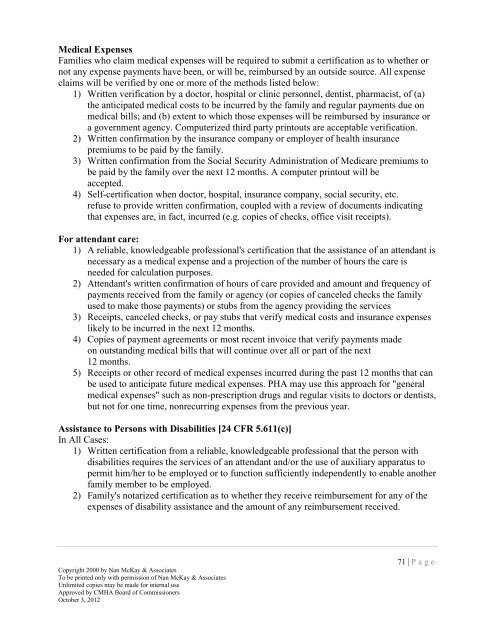 2013 CMHA HCVP Admin Plan - Cuyahoga Metropolitan Housing ...