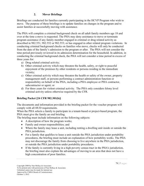 2013 CMHA HCVP Admin Plan - Cuyahoga Metropolitan Housing ...