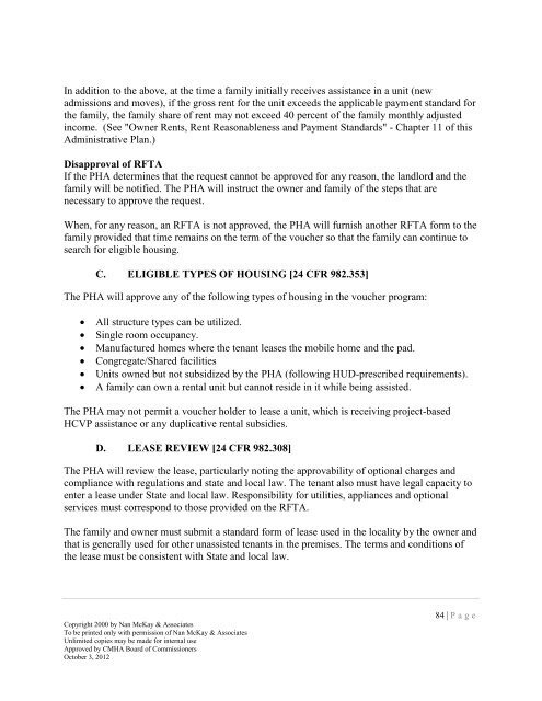 2013 CMHA HCVP Admin Plan - Cuyahoga Metropolitan Housing ...