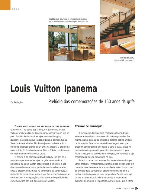 Louis Vuitton Ipanema - Lume Arquitetura