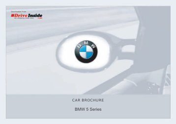 2010 BMW 5 Series Brochure