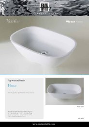 Vivace VIV002 Vanities - Boutique Baths