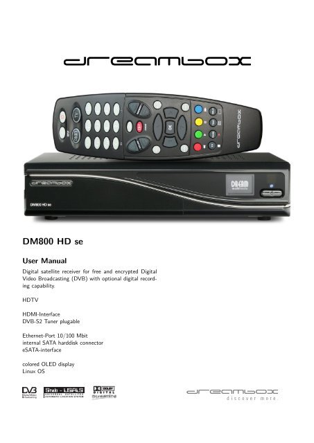 Dreambox dm800 hd se firmware download - soulchlist