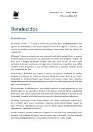 Bendecidos - Acoger y Compartir