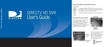 S El C T The LEFT Arrow Button Often - DirecTV