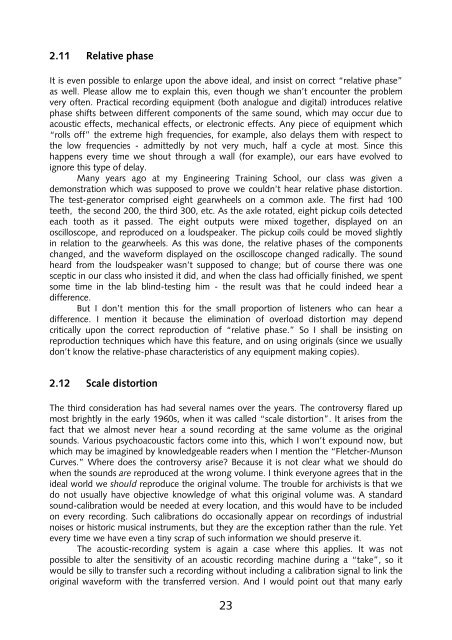 MANUAL OF ANALOGUE SOUND  RESTORATION ... - British Library