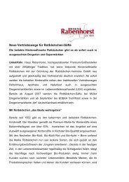 Neue Vertriebswege für Rotbäckchen-Säfte - Haus Rabenhorst