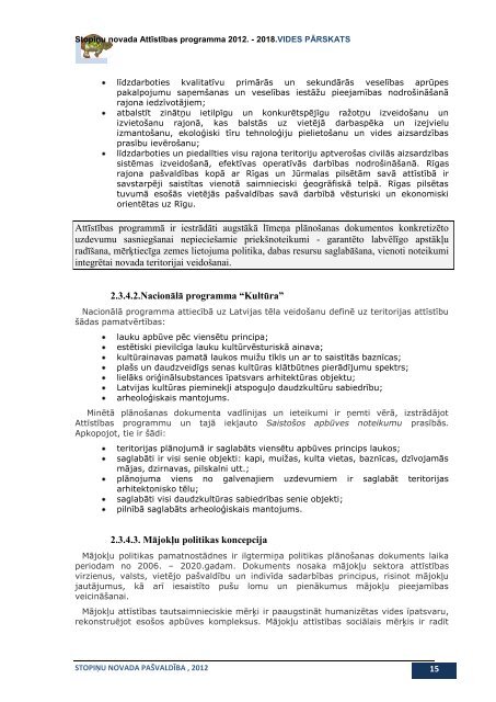 StopiÅu novada AttÄ«stÄ«bas programmas 2012. - RÄ«gas PlÄnoÅ¡anas ...