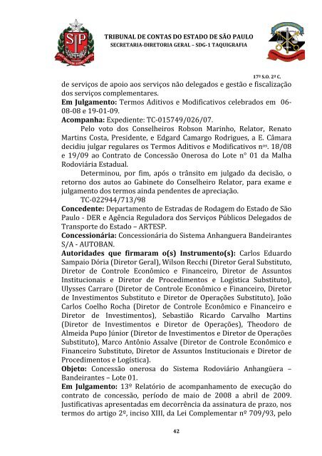 ata da 17Âª sessÃ£o ordinÃ¡ria da segunda cÃ¢mara, realizada em 07 ...