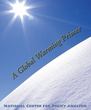 Global Warming Primer - National Center for Policy Analysis