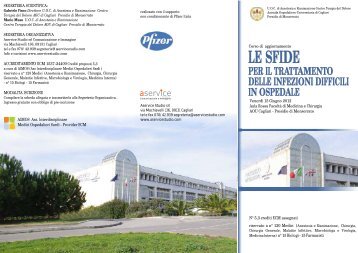 Scarica la locandina - Azienda ospedaliera G. Brotzu