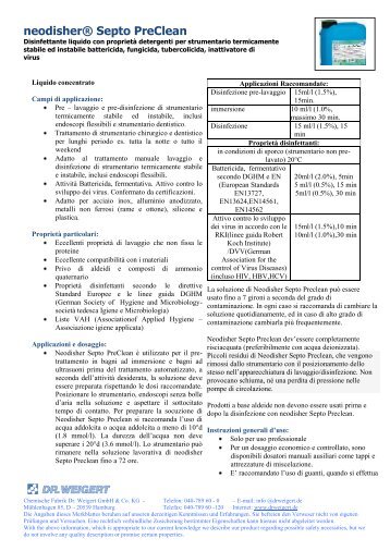 Neodisher Septo PreClean.pdf - Multi Medical Service