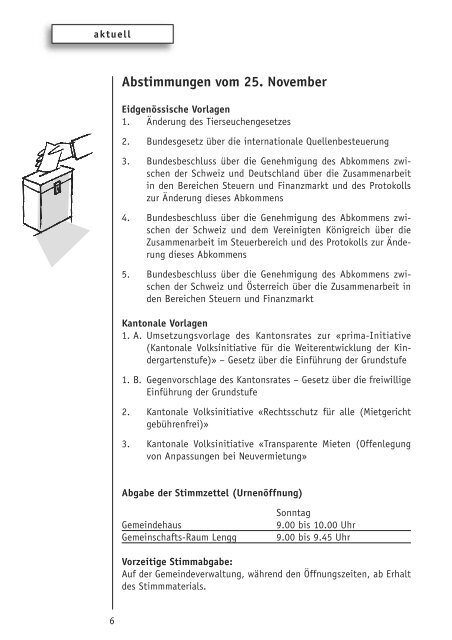 mitteilungen 10/12 - Gemeinde Eglisau