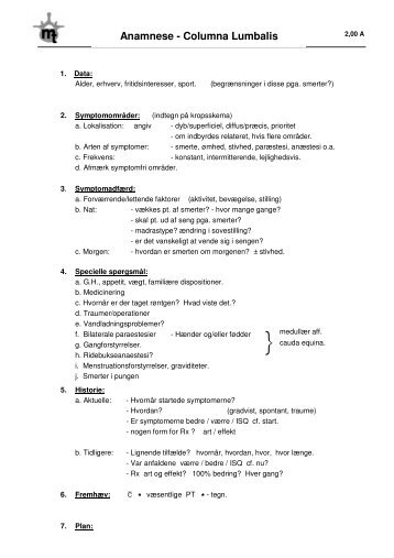 Trin 1A - Col Lx, Pelvis og UE (pdf)