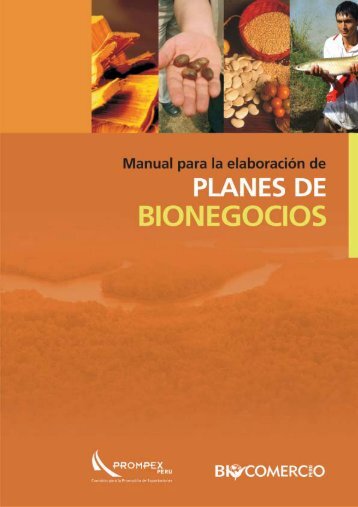 Manual para elaborar planes de Bionegocios - CDAM