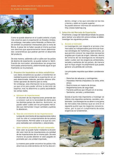 Manual para elaborar planes de Bionegocios - CDAM