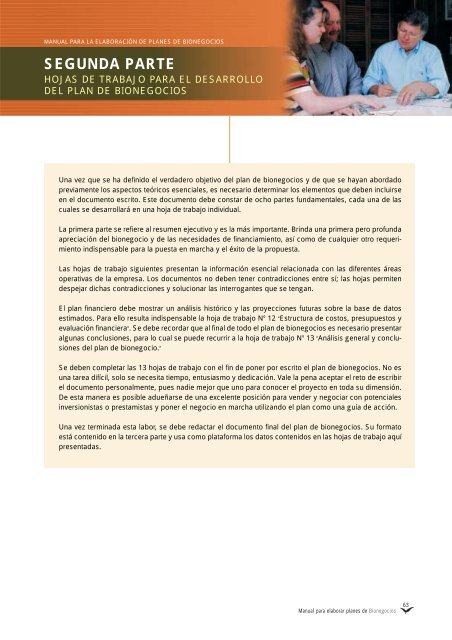 Manual para elaborar planes de Bionegocios - CDAM