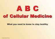 The ABC of Cellular Medicine - Dr. Rath Health Alliance