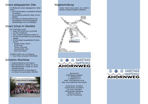 klicken - Hauptschule Ahornweg